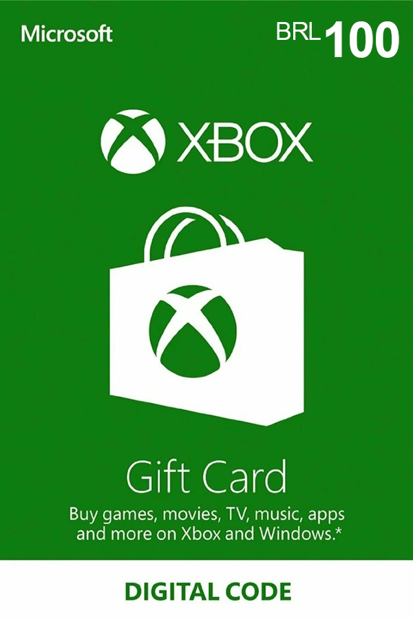 Microsoft Xbox Live Gift Card <br>100 BRL <br> Brazil<br> <br> Price : $ 14,07 <br> <br> 