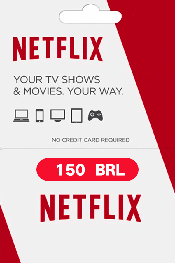 Netflix Gift Card 150 BRL <br> Brazil<br> <br> Price : $ 24,37 <br> <br> 