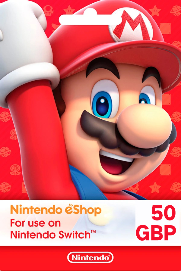 Nintendo eShop Gift Card 50 GBP <br> United Kingdom<br> <br> Price : $ 45,82 <br> <br> 