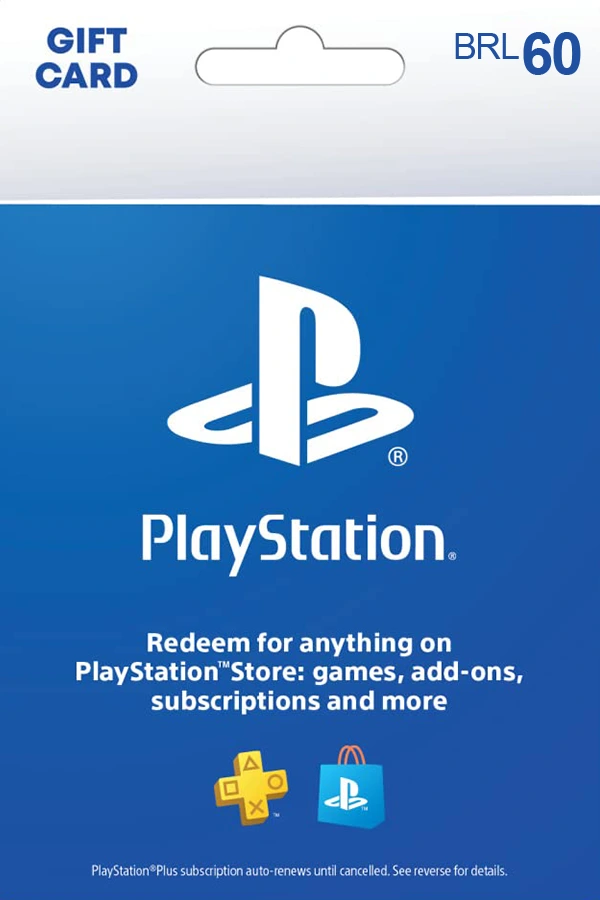 ▶️ PSN Gift Card <br>🎯 Location: Brazil <br>💵 Value: 60 BRL <br><br>───── ⋆⋅☆⋅⋆ ─────<br><br>💲 Price: 8,63 USD