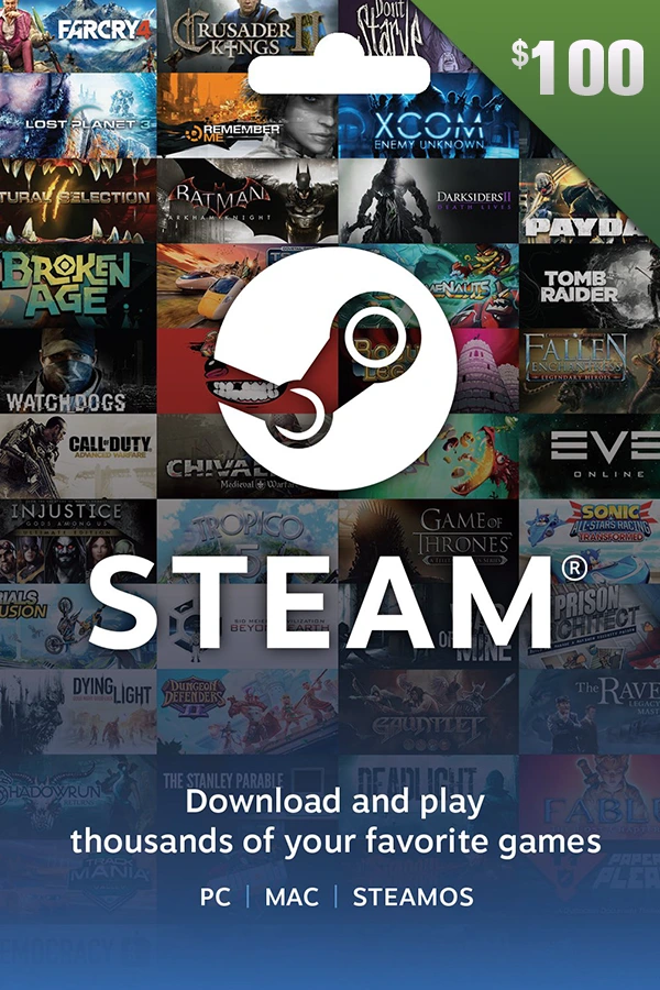 Steam Wallet Gift Card 100 USD <br> United States<br> <br> Price : $ 69,75 <br> <br> 