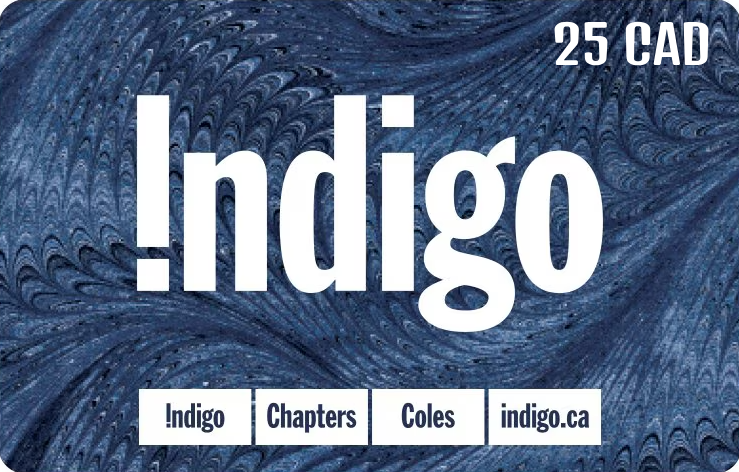 Indigo Gift Card 25 CAD <br> Canada <br> <br> Price: $ 13.5