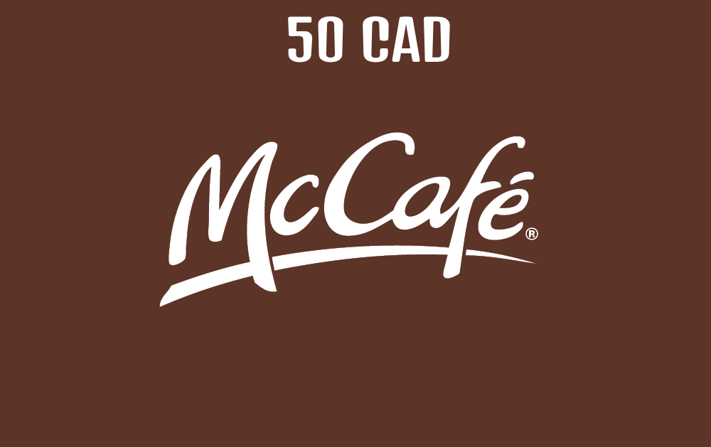 Mcdonald's Gift Card 50 CAD <br> McCafé <br> <br> Price: 34 CAD